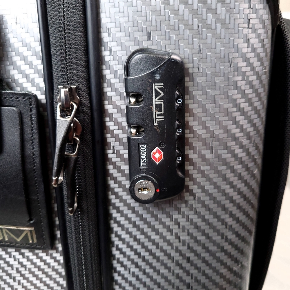 Tumi Graphite and Black Carry-On Luggage - Picture 9 of 16